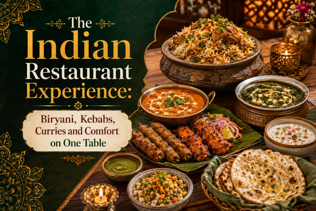 The Indian Restaurant Experience: Biryani, Kebabs, Curries and Comfort on One Table