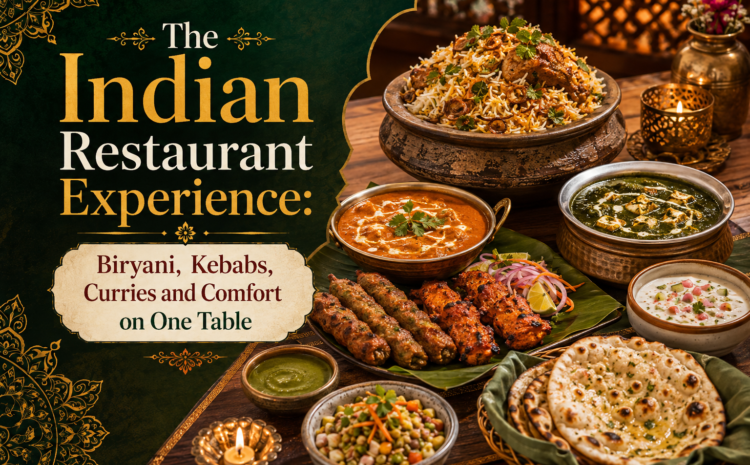  The Indian Restaurant Experience: Biryani, Kebabs, Curries and Comfort on One Table