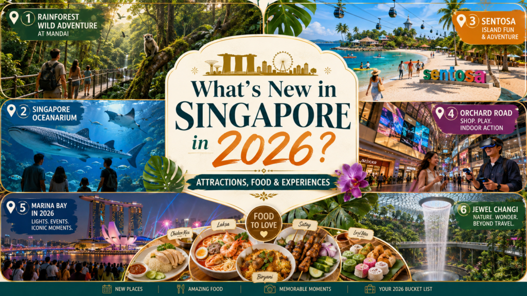 What’s New in Singapore in 2026? Attractions, Food & Experiences