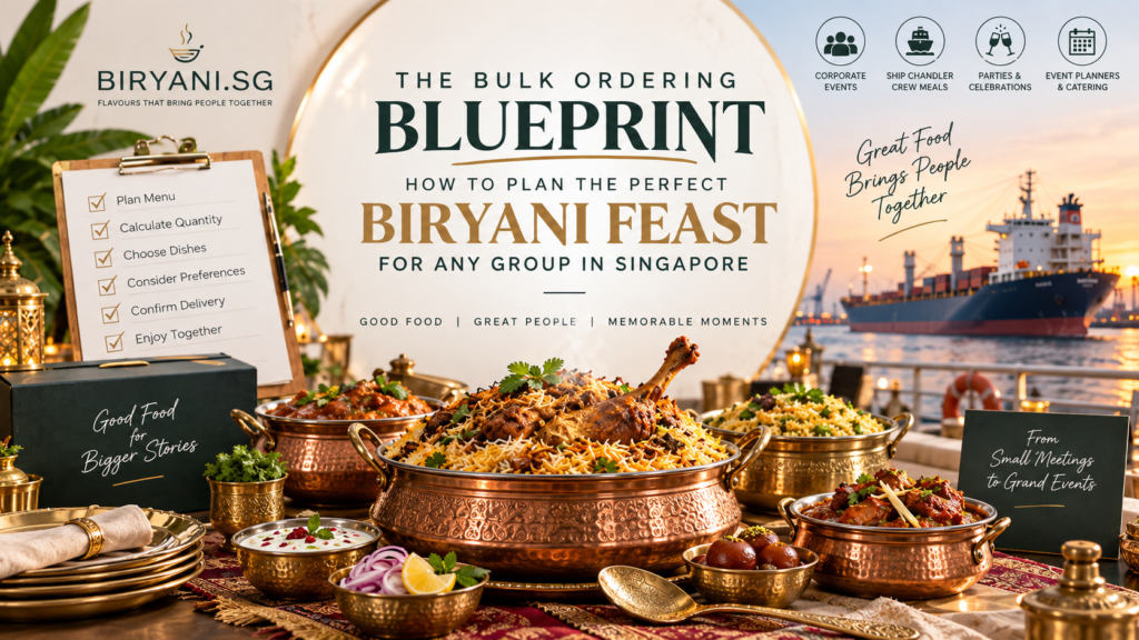 The Bulk Ordering Blueprint: How to Plan the Perfect Biryani Feast for Any Group in Singapore